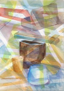 Abstract Still Life 2 Watercolor | Harold Wallerstein,{{product.type}}