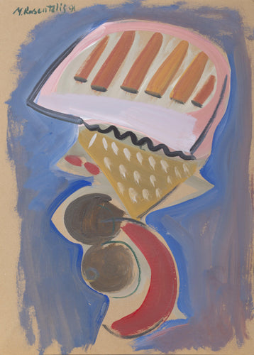 Abstract Still Life Gouache | Moshe Rosentalis,{{product.type}}