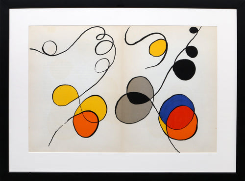 Abstract Swirls from Derrière le Miroir Lithograph | Alexander Calder,{{product.type}}