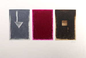Abstract Triptych Etching | Ronaldo de Juan,{{product.type}}
