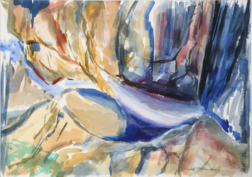 Abstract Watercolor | Harold Wallerstein,{{product.type}}