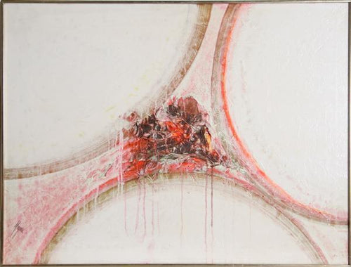 Abstract with Circles Mixed Media | William Meyers,{{product.type}}