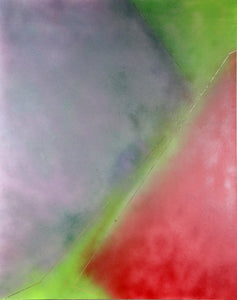 Abstract with Purple, Green and Red Mixed Media | Paul Von Ringelheim,{{product.type}}