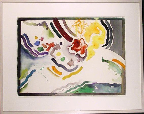 Abstracted Flower Watercolor | Berenice D'Vorzon,{{product.type}}