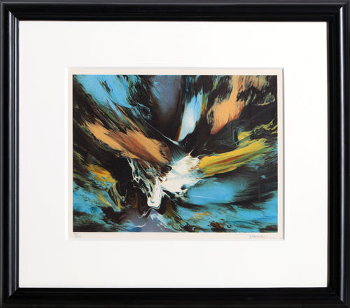 Abstraction 1 Lithograph | Leonardo Nierman,{{product.type}}