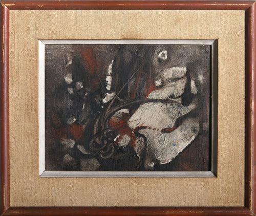 Abstraction in Black and Red Oil | Jacques Zimmermann,{{product.type}}