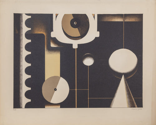 Abstractions Lithograph | Henri Julie,{{product.type}}