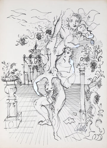 Acrobat Musicians Ink | Charles Cobelle,{{product.type}}