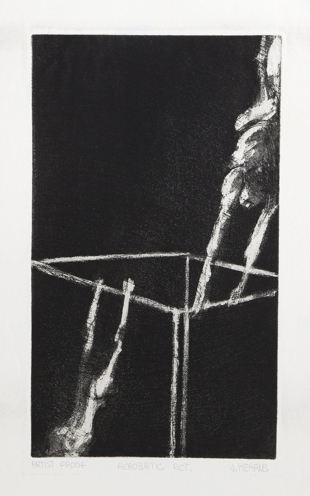 Acrobatic Act Etching | James Kearns,{{product.type}}