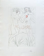 Adam and Eve Engraving | Salvador Dalí,{{product.type}}