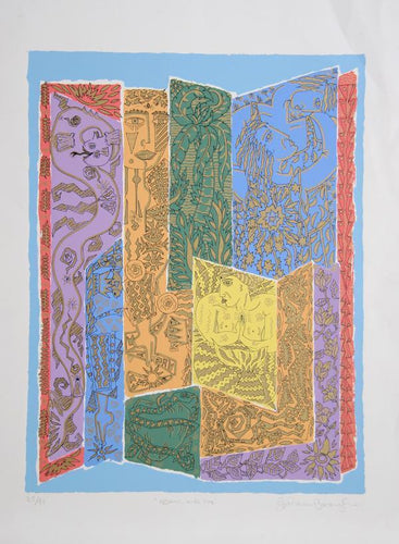 Adam and Eve Screenprint | Graham Borough,{{product.type}}