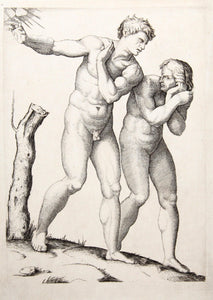 Adam et Eve Chasses du Paradis Etching | Marcantonio Raimondi,{{product.type}}
