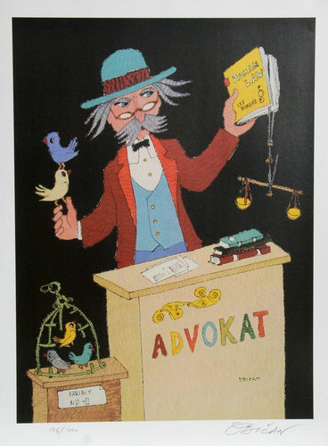 Advokat Lithograph | Jovan Obican,{{product.type}}