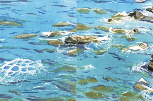 Aegean Sea #15 monoprint | Lynn Manos,{{product.type}}