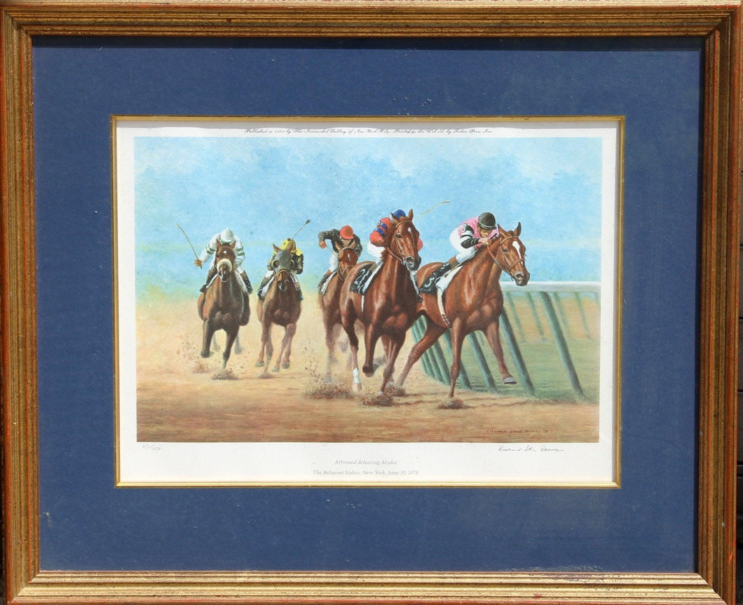 Affirmed defeating Alydar Lithograph | Richard Stone Reeves,{{product.type}}