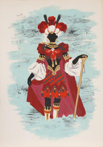 African King Lithograph | Unknown Artist,{{product.type}}