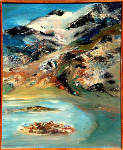 African Landscape Oil | John Heller,{{product.type}}