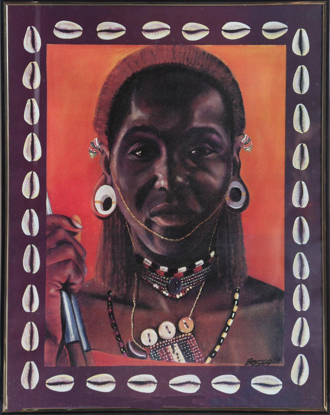 African Portrait Poster | Bosha,{{product.type}}