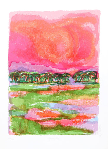 African Sky Lithograph | Ronald Julius Christensen,{{product.type}}