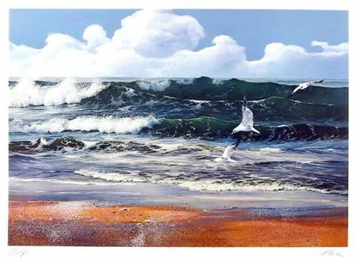 After the storm Lithograph | Uwe Werner,{{product.type}}