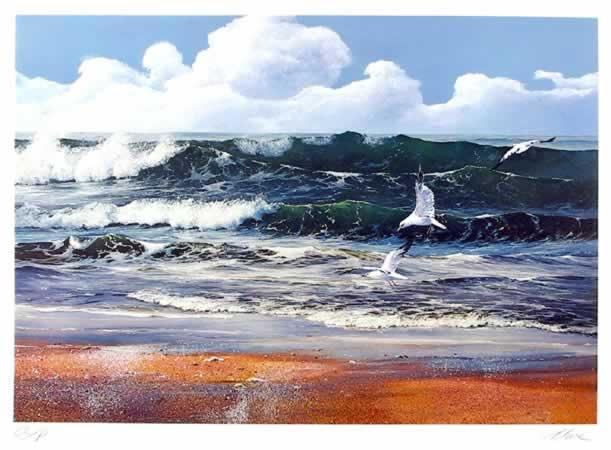 After the storm Lithograph | Uwe Werner,{{product.type}}