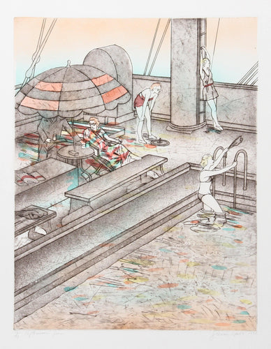 Afternoon Sun Etching | Susan Hall,{{product.type}}