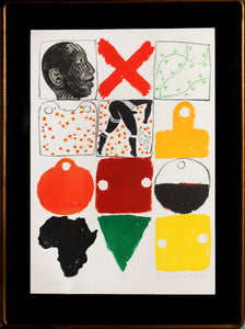 Against Apartheid Lithograph | Joe Tilson,{{product.type}}