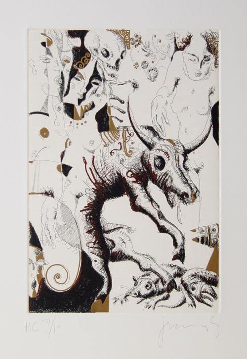 Agonia Etching | Juan Sebastian Barberá Durón,{{product.type}}