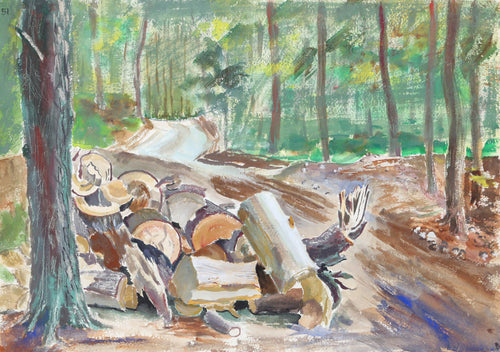 Aimhi Lodge (P5.4) Watercolor | Eve Nethercott,{{product.type}}