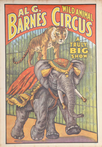 Al G. Barnes' Wild Animal Circus Poster | Unknown Artist,{{product.type}}