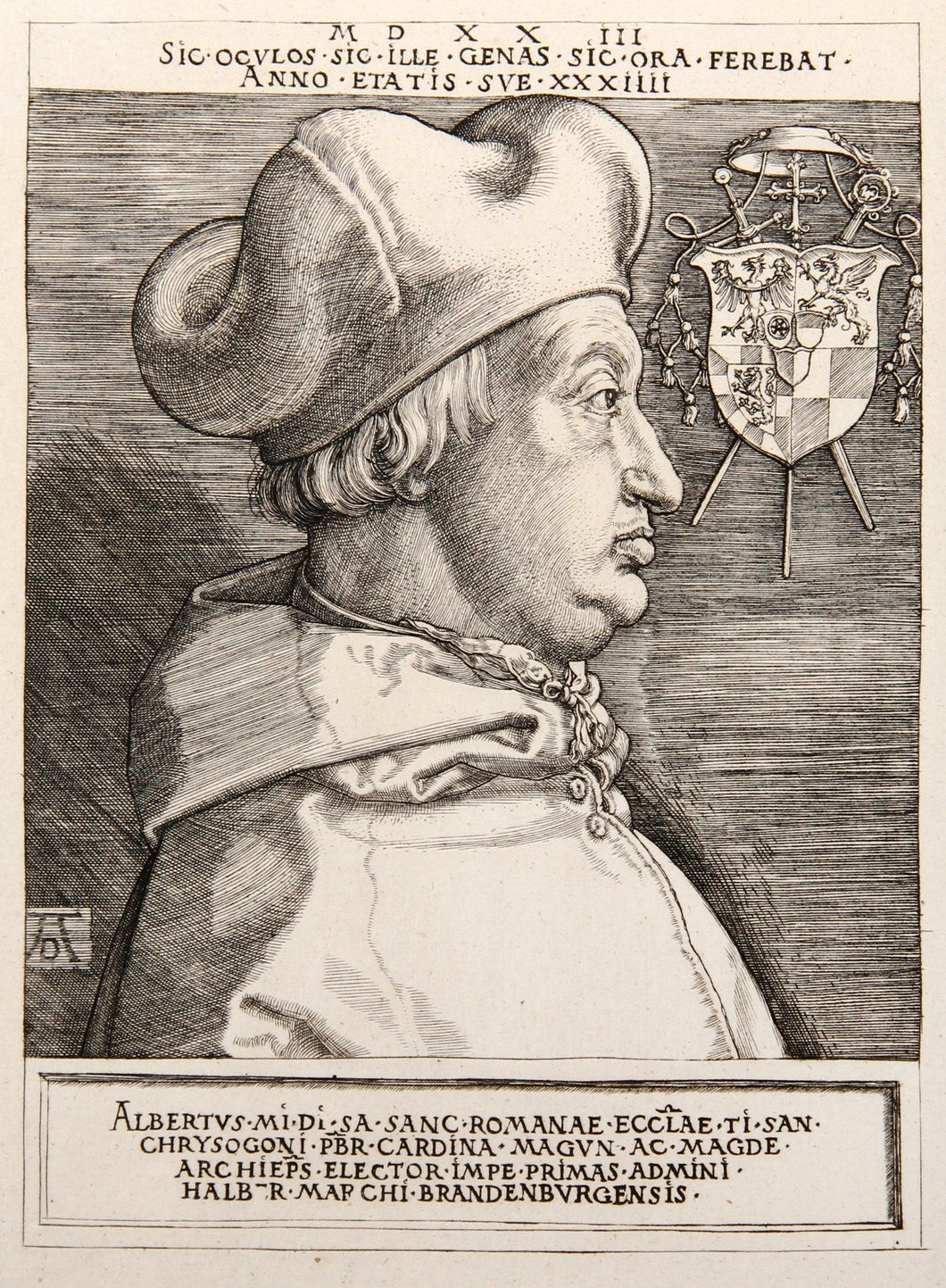 Albert de Mayence Etching | Albrecht Dürer,{{product.type}}