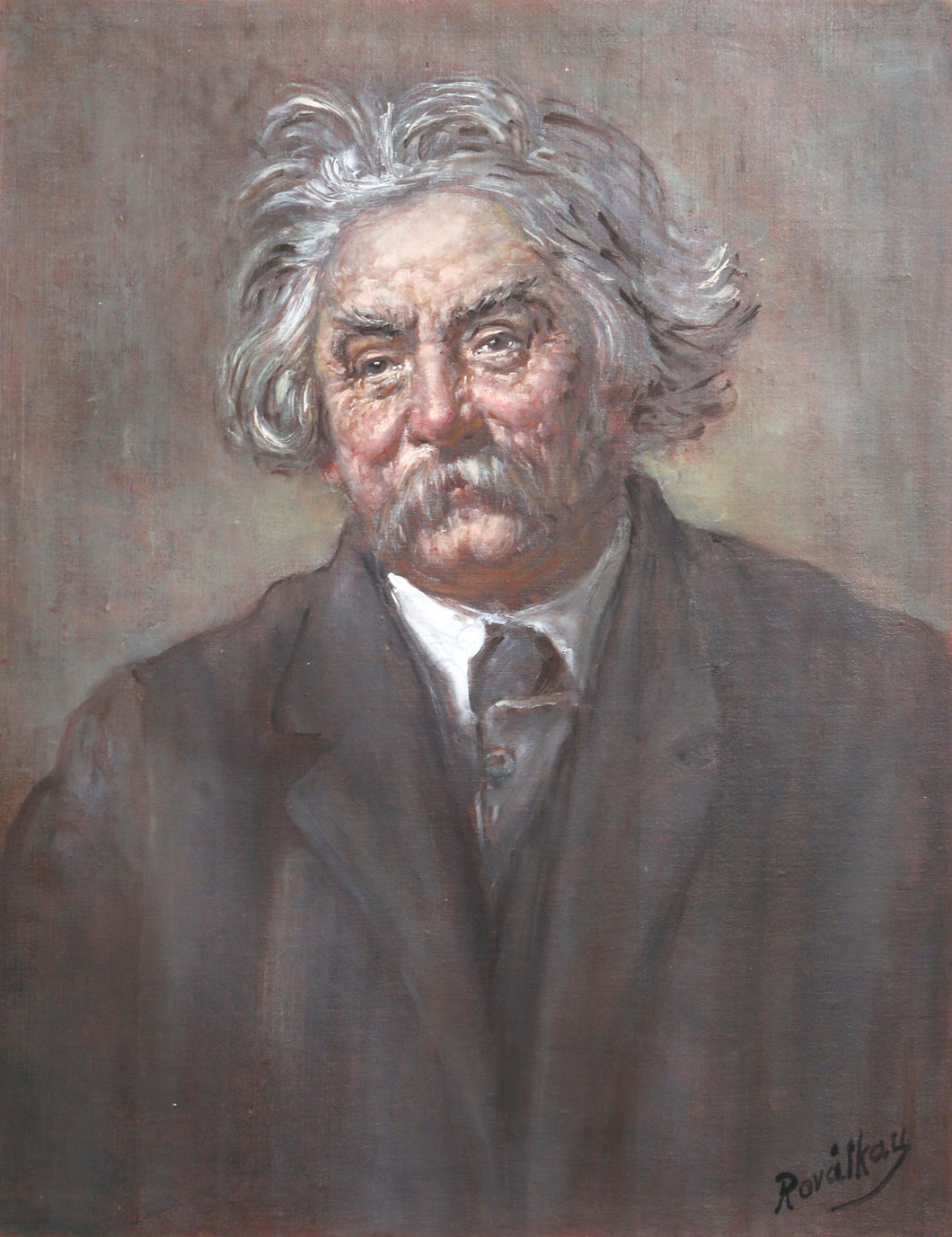 Albert Einstein Oil | Adrian Rovatkay,{{product.type}}