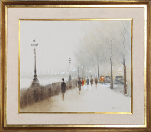 Albert Embankment 1880 Oil | Anthony Robert Klitz,{{product.type}}