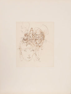 Alice and the Mad Hatter Etching | Hans Bellmer,{{product.type}}