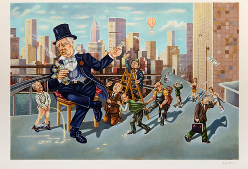 All for Money Screenprint | Israel Rubinstein,{{product.type}}