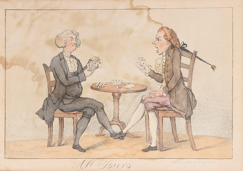 All Fours Etching | Henry William Bunbury,{{product.type}}