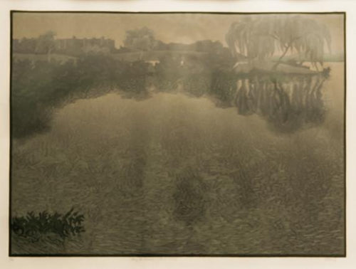 Along the Fences Lithograph | Teri Malo,{{product.type}}