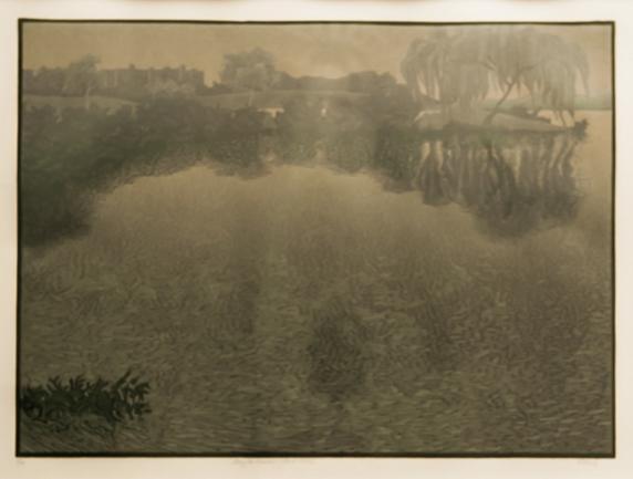 Along the Fences Lithograph | Teri Malo,{{product.type}}