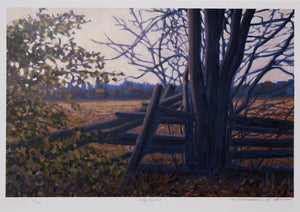 Along the Road Lithograph | Norman R. Brown,{{product.type}}