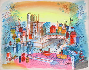 Along the Seine Acrylic | Charles Cobelle,{{product.type}}
