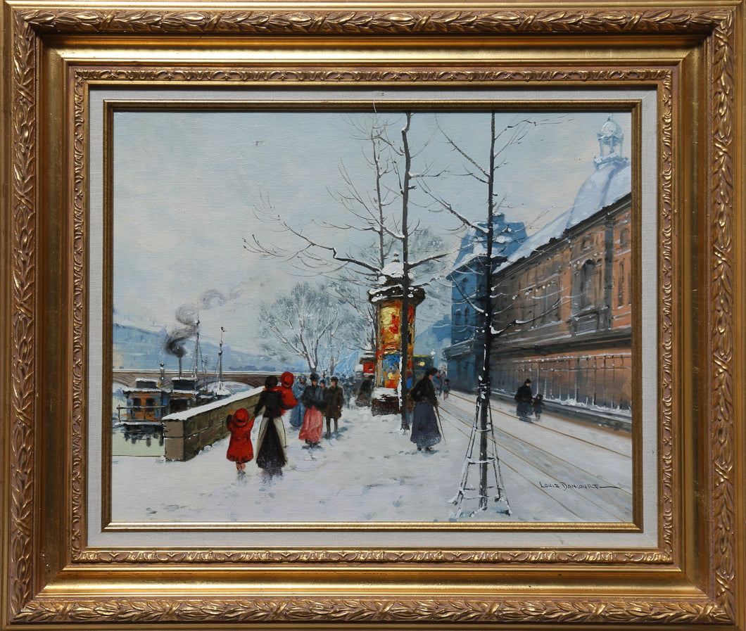 Along the Seine Oil | Louis Dancourt,{{product.type}}