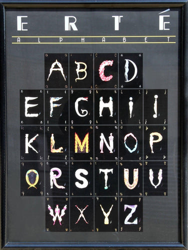 Alphabet Poster | Erté,{{product.type}}