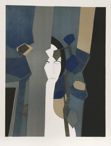 Amant from the Helene Portfolio Lithograph | Andre Minaux,{{product.type}}