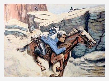 Ambush Lithograph | David K. Stone,{{product.type}}