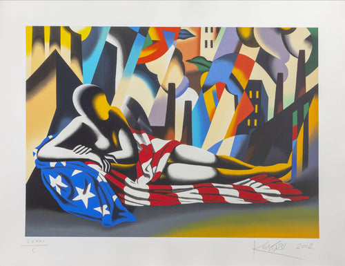 America Screenprint | Mark Kostabi,{{product.type}}