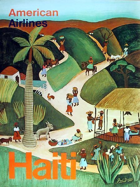 American Airlines - Haiti Poster | Travel Poster,{{product.type}}