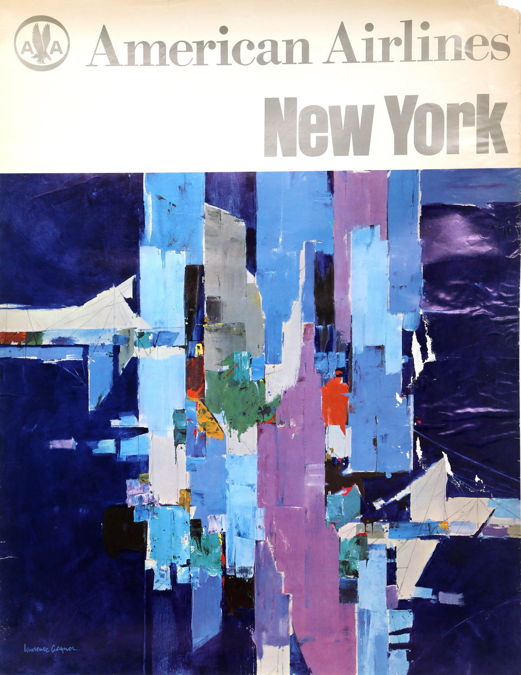 American Airlines - New York Poster | Lawrence Gaynor,{{product.type}}