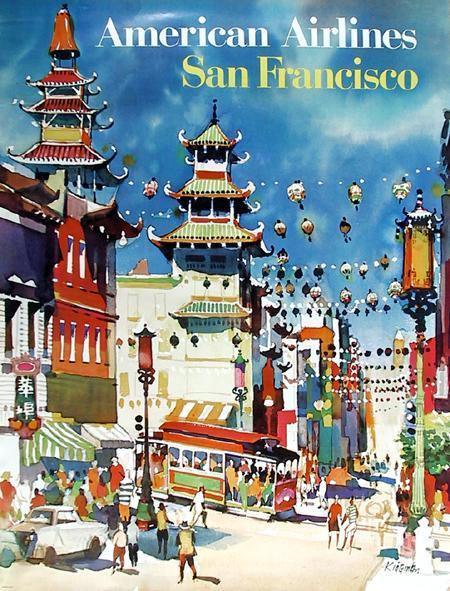 American Airlines: San Francisco 2 Poster | Dong Kingman,{{product.type}}