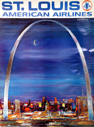 American Airlines - St. Louis Poster | Fred Conway,{{product.type}}