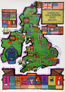 American Associations with Britain Poster | David Brown,{{product.type}}